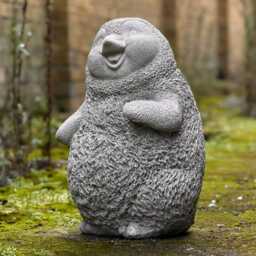 Concrete Penguin Statue Stone Baby Figurine Garden Animal Decoration Cement Sculpture Lawn Ornament Backyard Gift - thumbnail 3
