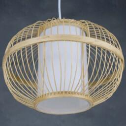 "Handmade Pendant Light, Bamboo Ceiling Lights, Kitchen Island Diameter 11.8""/15.7" - thumbnail 3