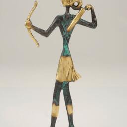 Handmade Bronze Artemis Statue, Goddess Of Hunt, Greek Mythology Decor, Museum Replica - thumbnail 3