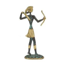 Handmade Bronze Artemis Statue, Goddess Of Hunt, Greek Mythology Decor, Museum Replica - thumbnail 2