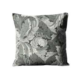 William Morris, Acanthus, Clarke & Clarke, Arts Crafts, Slate, Jacquard Woven Cotton Cushion Cover, Throw Pillow Home Decor