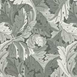 William Morris, Acanthus, Clarke & Clarke, Arts Crafts, Slate, Jacquard Woven Cotton Cushion Cover, Throw Pillow Home Decor - thumbnail 2