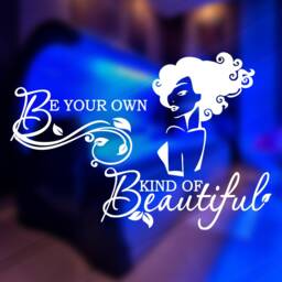 Be Your Own Kind Of Beautiful Beauty Salon Matt Vinyl Wall Art Decal Sticker - thumbnail 1