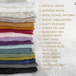 Linen Ottoman Slipcover - Custom Square Pouf Cover Without The Bottom Natural Foot Stool Case Eco-Friendly For Home - thumbnail 4