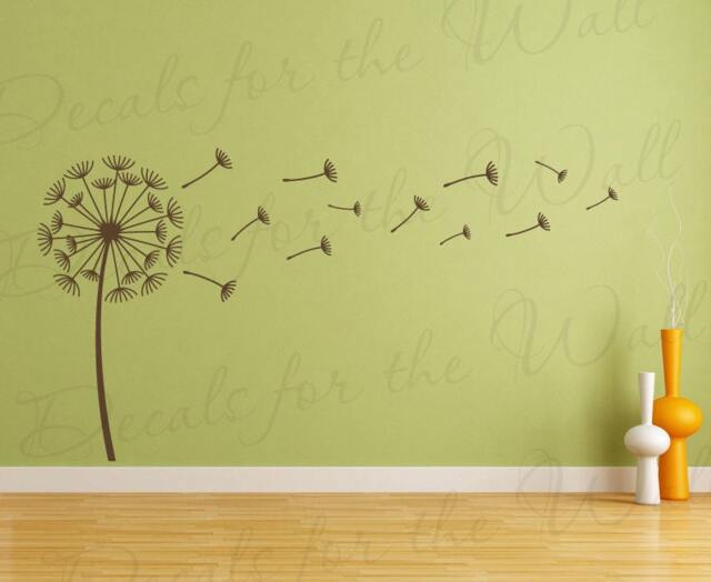 Dandelion Blowing in The Wind Wall Decal Vinyl Sticker Art Large Decoration Sign Graphic Decor Mural G61 - image 1