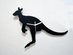 Kangaroo Silhouette - Wall Clock - thumbnail 1