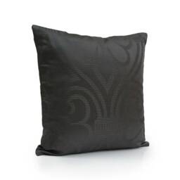 Charcoal, Dark Gray Pillow, Throw Pillow Cover, Decorative Cushion Pillowcase, Accent Toss Satin Blend - thumbnail 2