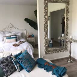 Classic Baroque Wall Mirror With Antique Gold Leaf - Made in Italy Italian Style Entrance For Bedroom Or Living Room - thumbnail 4