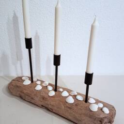 Driftwood Candle Holder 3-Flame - thumbnail 3