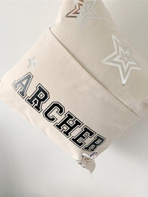 Fun Personalised Pocket/Toy Book Cushion Cover - Football Theme - image 1