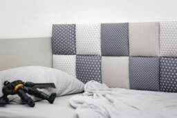 Headboard, Kids Bedroom Decor, Fabric Wall Panels, Dorm Decorative Upholstered Headboard Cushion, Nordic Decor