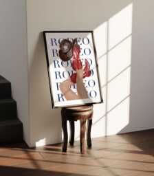 Red Cowboy Boots Art Print, Rodeo Cowgirl Illustration - thumbnail 1