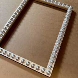 A5 A4 A3 Silver Leaf Bobbin Picture Frame - thumbnail 2