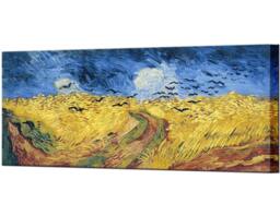 Vincent Van Gogh, Wheat Field With Crows, Ready To Hang Wall Decor, Canvas Print Art - thumbnail 1
