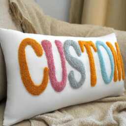 Long Distance Gift From Mom Embroidered Pillow, Dorm College Gift, Family, Graduation Customize Idea, Student Idea - thumbnail 4