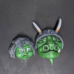Labyrinth Inspired Goblins - Fridge Magnet Or Wall/Desk Decor - thumbnail 1