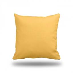 Solid Bright Yellow- Throw Pillow, Decorative Pillow Cover, Case - Square- 17 - thumbnail 2