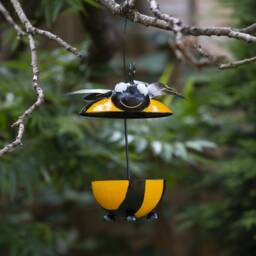 Bumble Bee Bird Feeder. Hanging Metal Outdoor - 2-2C - thumbnail 2