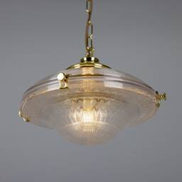 Ozark Victorian Vintage Glass Pendant Light 13'' - 33cm - thumbnail 3