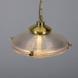 Ozark Victorian Vintage Glass Pendant Light 13'' - 33cm - thumbnail 2