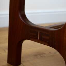 Danish Cord Mid Century Bench, Handwoven, Handmade, Hallway, Custom Sizes - thumbnail 3