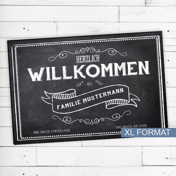 "xl Doormat ""Vintage" - image 1
