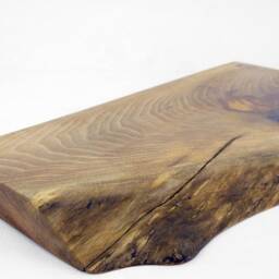 Rustic Walnut Wood Wall Art Abstract Organic Home Decor - thumbnail 3