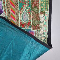 Large Patchwork Wall Hanging 100x150cm. Vintage Home Deco - thumbnail 4