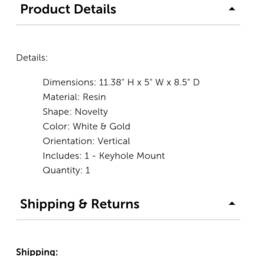 Hand Painted Rainbow & Gold Mounted Unicorn Head - thumbnail 4
