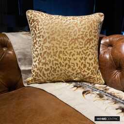 "Velvet Beige Couch Throw 16""x16" - thumbnail 3