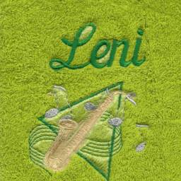 Towel Embroiderd Musik - thumbnail 2
