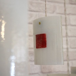 Fused Glass Pendant Lights. Chandelier With Shell Type Pendants. Series Shell - thumbnail 3