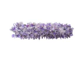 Purple Flower Ceiling Light Fixture Resin Floral Dining Room Lighting - thumbnail 2
