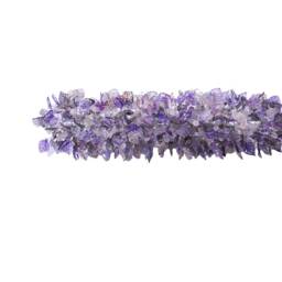 Purple Flower Ceiling Light Fixture Resin Floral Dining Room Lighting - thumbnail 3