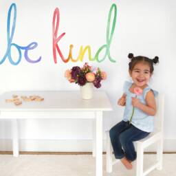 Watercolor Words - Be Kind Peel-And-stick Wall Decals Mej