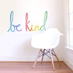 Watercolor Words - Be Kind Peel-And-stick Wall Decals Mej - thumbnail 3