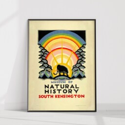 Kauffer Museum Of Natural History 1923 By Edward Mcknight Vintage UK Travel Poster Art Print, A1/A2/A3/A4 - thumbnail 3