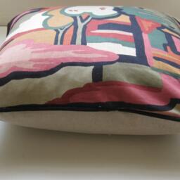Liberty, Munro & Tutty, Enchanted Forest, Mid 80S Cotton Cushion Cover, Throw Pillow Homeware Decor - thumbnail 2