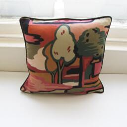 Liberty, Munro & Tutty, Enchanted Forest, Mid 80S Cotton Cushion Cover, Throw Pillow Homeware Decor - thumbnail 3