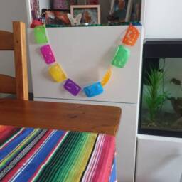 Mini Papel Picado, Stocking Filler, Garland Bunting Decor, Cute Christmas Ships From UK - thumbnail 2