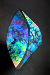 Fused Glass Sculpture Wall Hanging Ooak One Of A Kind Art - thumbnail 1