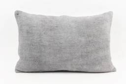 Handwoven Turkish Kilim Pillow Vintage Wool Home Decor - 16x24 - thumbnail 1