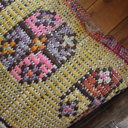 50cm - 20In Vintage Kilim Pillow Cover Handwoven - Large Medium Square Cushion Sofa - thumbnail 3