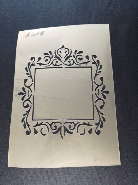 Frame Stencil, Flexible, Reusable, 125Micron, Wall Decor, Home Decor, Furniture Painting, Card Making, Craft Stencil From Bitofeverythingbyb