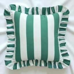 Bohemian Frill Striped Pillow Cover - Different Color Options With Edges Hello Mello Store - thumbnail 1