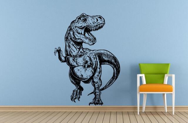 Dinosaur Ancient Animal Predator T-Rex Reptile Window Or Wall Car Vinyl Peal & Stick Removable Sticker Decal L1520 - image 1