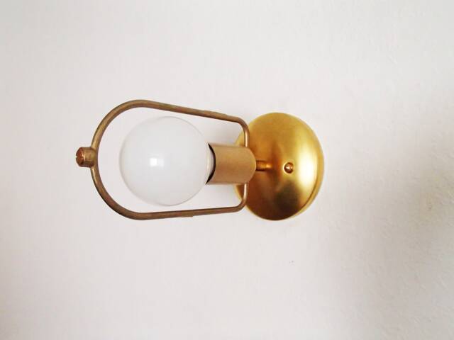 Modern Wall Sconce - Halo Light Minimalist Contemporary Bathroom Vanity Hallway Lighting Kitchen Farmhouse Ul Listed - image 1