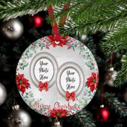 Personalised Christmas Decoration - Memory Heaven Bauble Custom Gift Stocking Filler Eve Box