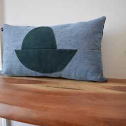 Denim Pillow Cover 12x 21'' - thumbnail 3