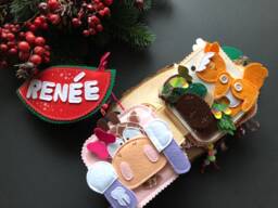 Personalised Felt Quiet Book From 1 Year To 3 Years, Educational Book, Felt Busy Book, Baby Activity Book. Activity Toys